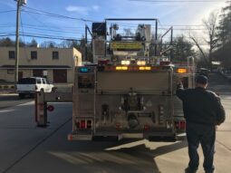 1997 Simon Duplex 4Dr Saulsbury/LTI 75’ Tower Ladder Platform full