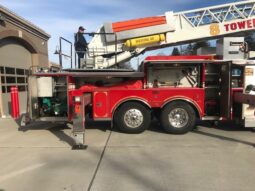 1997 Simon Duplex 4Dr Saulsbury/LTI 75’ Tower Ladder Platform full