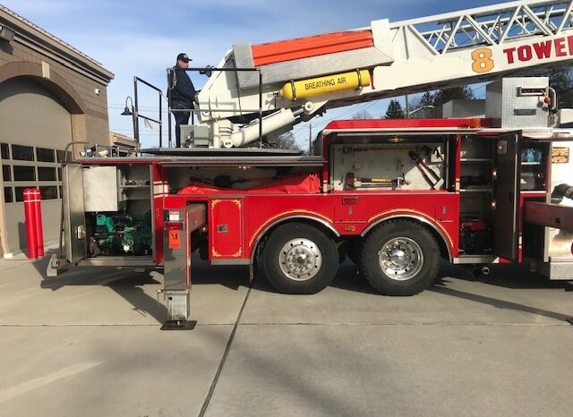 1997 Simon Duplex 4Dr Saulsbury/LTI 75’ Tower Ladder Platform full