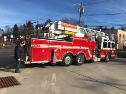 1997 Simon Duplex 4Dr Saulsbury/LTI 75’ Tower Ladder Platform full