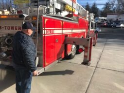 1997 Simon Duplex 4Dr Saulsbury/LTI 75’ Tower Ladder Platform full