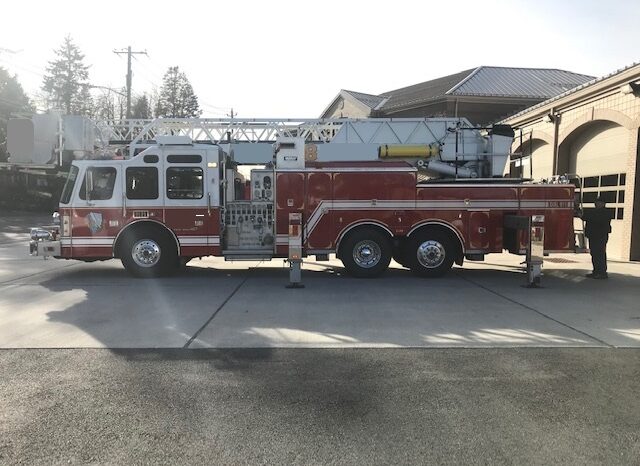 1997 Simon Duplex 4Dr Saulsbury/LTI 75’ Tower Ladder Platform full