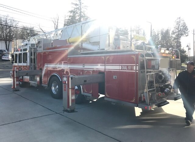 1997 Simon Duplex 4Dr Saulsbury/LTI 75’ Tower Ladder Platform full